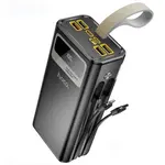 ЗОВНІШНІЙ АКУМУЛЯТОР POWER BANK HOCO DB58 PLENTIFUL 22.5W FULLY COMPATIBLE 30 000MAH, ЧОРНИЙ