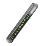 ПАРКУВАЛЬНА КАРТКА ROCK METAL TEMPORARY PARKING CARD (SIMPLE VERSION), СІРИЙ