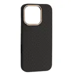 ЧОХОЛ PC CARBONE STYLE MAGSAFE ДЛЯ IPHONE 16 PRO MAX, ЧОРНИЙ, СІРИЙ