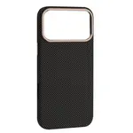 MR4_152549 Чохол pc carbone style magsafe для iphone 17 pro, чорний, сірий 
