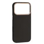 MR4_152544 Чохол pc carbone style magsafe для iphone 17 pro, чорний 