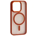 ЧОХОЛ CRISTAL GUARD MAGSAFE ДЛЯ IPHONE 15 PRO ПОМАРАНЧЕВИЙ