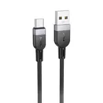 MR4_152309 Кабель hoco x109 energy silicone charging data cable type-c, 3a, 2m, чорний 