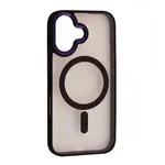 ЧОХОЛ CRISTAL GUARD MAGSAFE ДЛЯ IPHONE 16 ПУРПУРОВИЙ