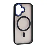 ЧОХОЛ CRISTAL GUARD MAGSAFE ДЛЯ IPHONE 16 DARK СИНІЙ