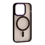 ЧОХОЛ CRISTAL GUARD MAGSAFE ДЛЯ IPHONE 16 PRO MAX ПУРПУРОВИЙ