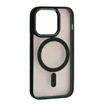 ЧОХОЛ CRISTAL GUARD MAGSAFE ДЛЯ IPHONE 16 PRO DARK ЗЕЛЕНИЙ