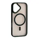 ЧОХОЛ CRISTAL GUARD MAGSAFE ДЛЯ IPHONE 17 DARK ЗЕЛЕНИЙ