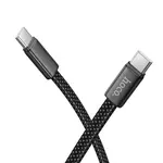 MR4_153055 Кабель pd hoco x125 exceso charging data cable c to c 60w, 1m, чорний 