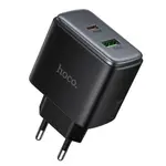 МЕРЕЖЕВИЙ ЗАРЯДНИЙ ПРИСТРІЙ HOCO C158A UPGRADE PD45W (1C1A) CHARGER, ЧОРНИЙ