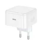 МЕРЕЖЕВИЙ ЗАРЯДНИЙ ПРИСТРІЙ HOCO C161A SPEED SINGLE PORT PD40W CHARGER, БІЛИЙ