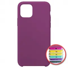 ЧОХОЛ SILICONE CASE FULL COPY ДЛЯ IPHONE 11 (45) ПУРПУРОВИЙ