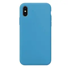 ЧОХОЛ SILICONE CASE FULL COPY ДЛЯ IPHONE X, XS (3) СИНІЙ
