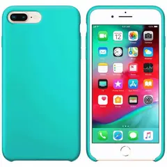 ЧОХОЛ SILICONE CASE FULL COPY ДЛЯ IPHONE 7, 8PLUS (21) AZURE