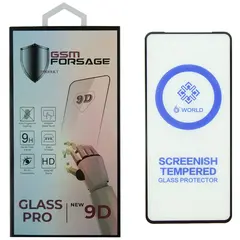 MR1_102283 Захисне скло premium tempered glass для motorola moto g22, moto e32 чорний PRC