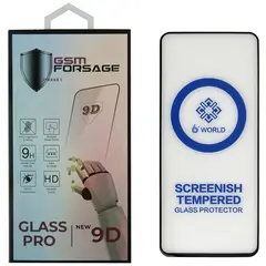 MR1_108019 Захисне скло premium tempered glass для infinix hot 11s, hot 12s nfc (x6812, x6812b), (6.78) чорний PRC