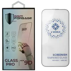 MR1_112106 Захисне скло premium tempered glass для iphone 17 air (6.6) чорний PRC