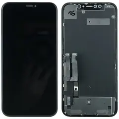 MR1_94794 Дисплей для iphone xr чорний, переклей (rev.c11) PRC