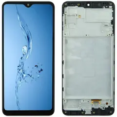 MR1_98763 Дисплей для samsung galaxy m32 sm-m325 oled з frame чорний (6.36 lcd) PRC