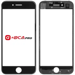 MR1_100002 Скло дисплея для переклеювання oca pro iphone 7 (4.7) з рамкою та oca чорний OCA PRO