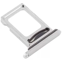MR1_100107 Тримач sim карти для iphone 12 pro, iphone 12 pro max (dual sim) сріблястий PRC