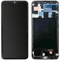 MR1_104020 Дисплей для samsung galaxy a50 sm-a505, a50s sm-a507 oled з frame чорний (6.36 lcd) PRC