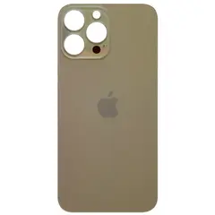 MR1_95299 Задня кришка iphone 13 pro max золотистий (великий виріз під камеру) PRC