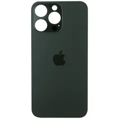 MR1_98255 Задня кришка (скло) для iphone 14 pro max чорний (великий виріз під камеру), op PRC