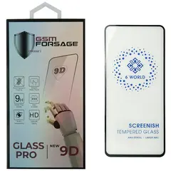 MR1_112100 Захисне скло premium tempered glass для infinix hot 50 5g, smart 9, tecno spark go 1 чорний PRC