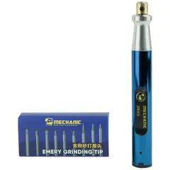 MR1_100336 Полірувальна машинка mechanic irx6 (280mah, 37000rpm) з 9-ма шліфувальними головками MECHANIC