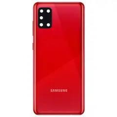 MR1_100581 Задня частина корпусу для samsung galaxy a31 sm-a315 червоний (з склом камери) PRC
