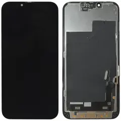 MR1_100598 Дисплей для iphone 13 чорний переклей PRC