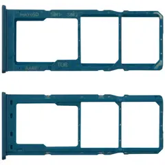 MR1_100771 Тримач sim карти для samsung galaxy a12s, a12 nacho sm-a127f, ds синій PRC
