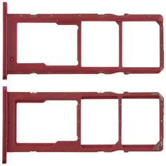 MR1_100792 Тримач sim карти для samsung galaxy a02s sm-a025f, a03s sm-a037 червоний PRC