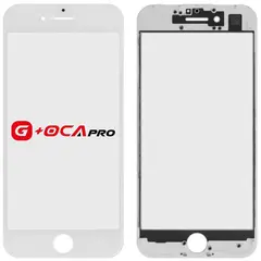 MR1_100946 Скло дисплея для переклеювання oca pro iphone 7 (4.7) з рамкою та oca білий OCA PRO