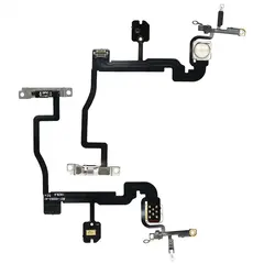 MR1_100950 Шлейф з кнопкою включення, спалахом та мікрофоном для iphone 11 pro max (6.5) PRC