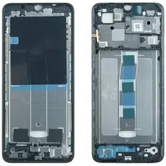 MR1_101044 Рамка дисплея redmi 12c, poco c55 чорний PRC