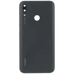 MR1_101090 Задня частина корпусу для huawei y7 (2019), y7 prime (2019) чорний (з склом камери) PRC
