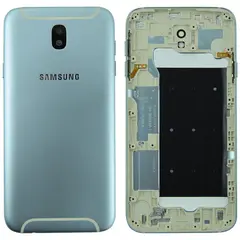 MR1_101098 Задня частина корпусу для samsung galaxy j7 (2017) sm-j730 синій (з склом камери) PRC
