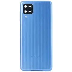 MR1_101113 Задня частина корпусу для samsung galaxy m12 sm-m127 синій (з склом камери) PRC