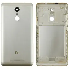MR1_101114 Задня частина корпусу для redmi note 3, note 3 pro золотистий (з склом камери) PRC