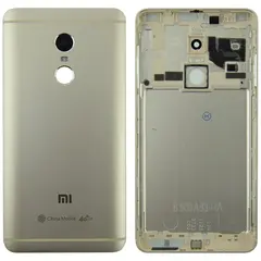 MR1_101115 Задня частина корпусу для redmi note 4 рожевий (з склом камери) PRC