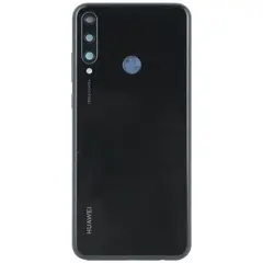 MR1_101125 Задня частина корпусу для huawei y6p чорний (з склом камери) PRC