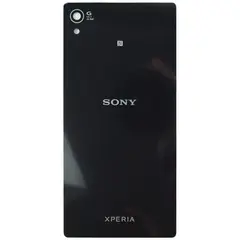 MR1_101135 Задня частина корпусу для sony xperia z4 чорний (з склом камери) PRC