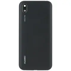 MR1_101165 Задня частина корпусу для huawei y5 (2019) чорний (з склом камери) PRC