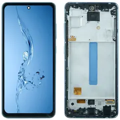 MR1_101317 Дисплей для samsung galaxy a52 sm-a525, sm-a526, a52s sm-a528 oled з frame синій (6.43 lcd) PRC