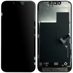 MR1_101321 Дисплей для iphone 13 pro чорний переклей PRC