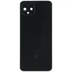 MR1_101480 Задня частина корпусу для google pixel 4 чорний (з склом камери) PRC