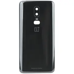 MR1_101524 Задня частина корпусу для oneplus 6 чорний (з склом камери) PRC