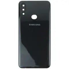 MR1_101529 Задня частина корпусу для samsung galaxy a10s sm-a107 чорний (з склом камери) PRC